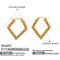 AGold Earrings (F1136) / Default