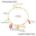 Gold Octopus Charm Anklet 19+5cm (TXS441) / Default