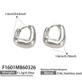 Steel Earrings (F1601) / Default