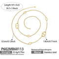 Gold Necklace57+5cm (P602) / Default