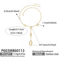 Gold Necklace101+5cm (P603) / Default