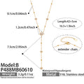 B款Gold Necklace42+5cm (P488) / Default