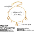 DGold Bracelet (TXE571) / 17+5cm