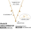 BGold Necklace42+5cm (TXP571) / Default