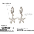 B款Steel Earrings (F051) / Default
