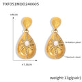 Gold Earrings (TXF051) / Default
