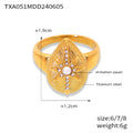 Gold Ring (TXA051) / Size 6