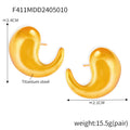 Gold小款 Earrings (F1263) / Default