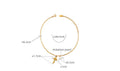 Gold Anklet (S098) / 20+5cm