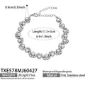 Steel Bracelet17.5+5cm (TXE578) / Default