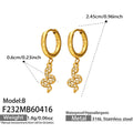 B款Gold Earrings (F232) / Default