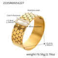 Steel White Shell Bangle (Z335) / Default