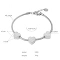 Steel Bracelet (E404) / 18+3cm
