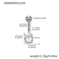 Steel bar thickness 1.55mm (H008) / Default