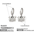 B款Steel Earrings (F020) / Default