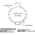 Steel Bracelet (TXE588) / 17+5cm
