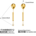 Gold Earrings (F144) / Default