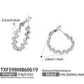 Steel Earrings (TXF598) / Default