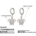 B款Steel Earrings (F294) / Default