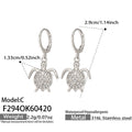 C款Steel Earrings (F294) / Default