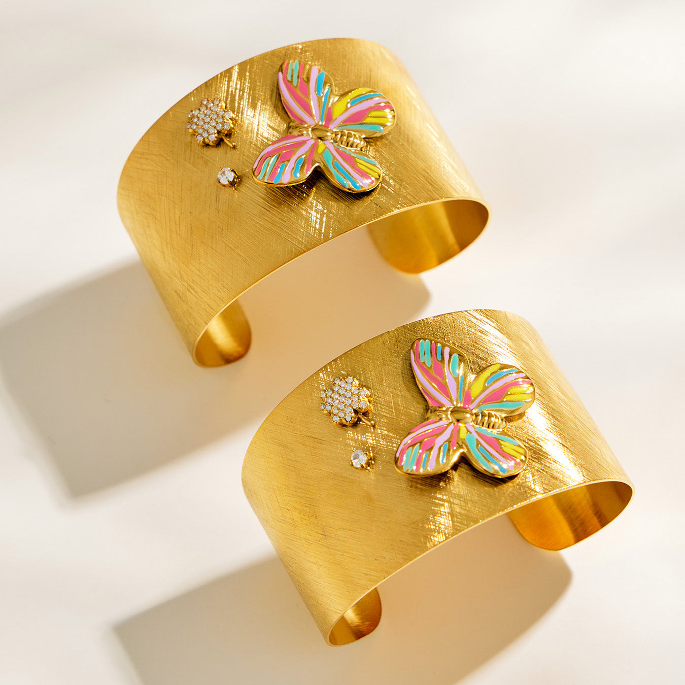 316L Stainless Steel 18K PVD Gold Droplet Bangle made with 316L stainless steel and 18K PVD gold finish for wholesale jewelry buyers - image 6
