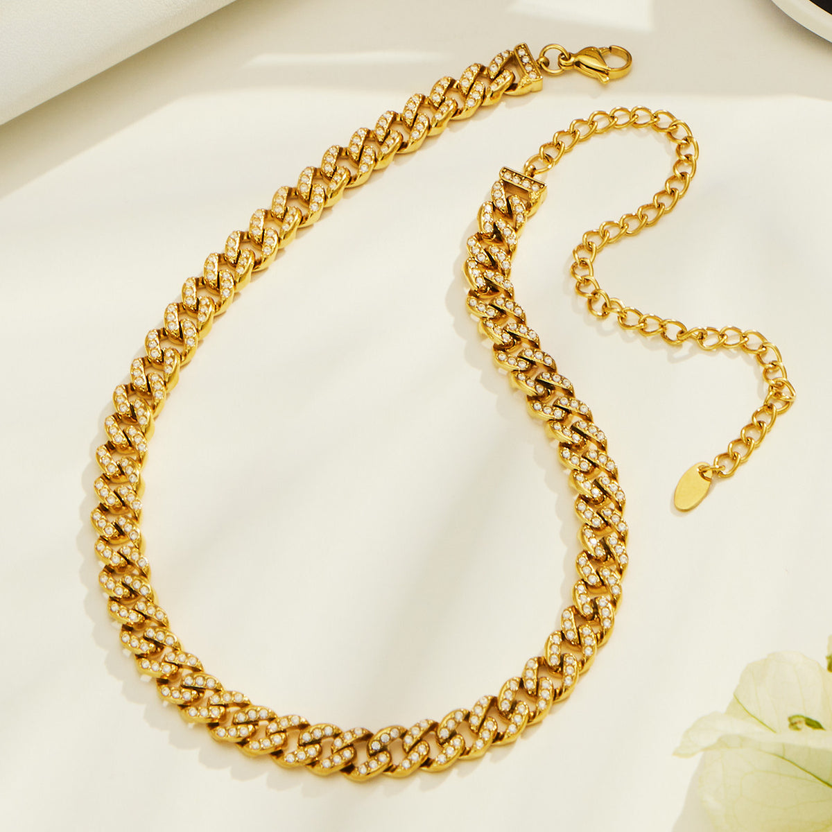 316L Stainless Steel 18K PVD Gold Matching Jewelry Set made with 316L stainless steel and 18K PVD gold finish for wholesale jewelry buyers - image 10