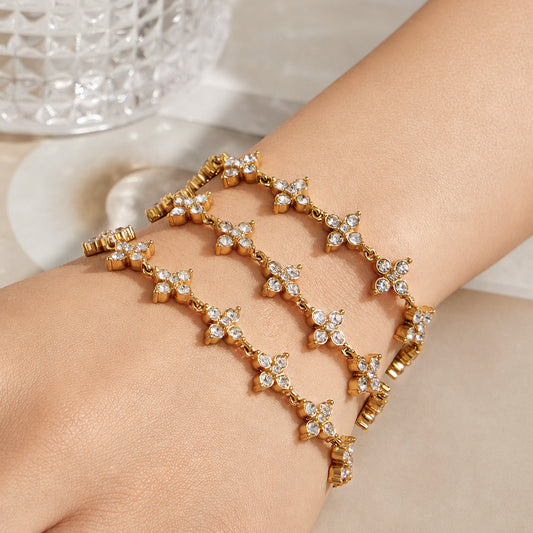 316L Stainless Steel 18K PVD Gold Adjustable Bracelet made with 316L stainless steel and 18K PVD gold finish for wholesale jewelry buyers - image 11