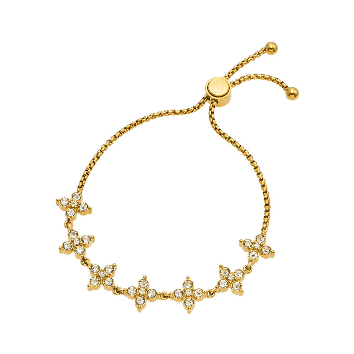 316L Stainless Steel 18K PVD Gold Adjustable Bracelet made with 316L stainless steel and 18K PVD gold finish for wholesale jewelry buyers - image 12