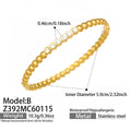 Zircon Pave Bangle / Gold Zircon