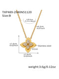 Gold Necklace B Style 40+5cm
