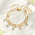Geometric Zircon A - Gold