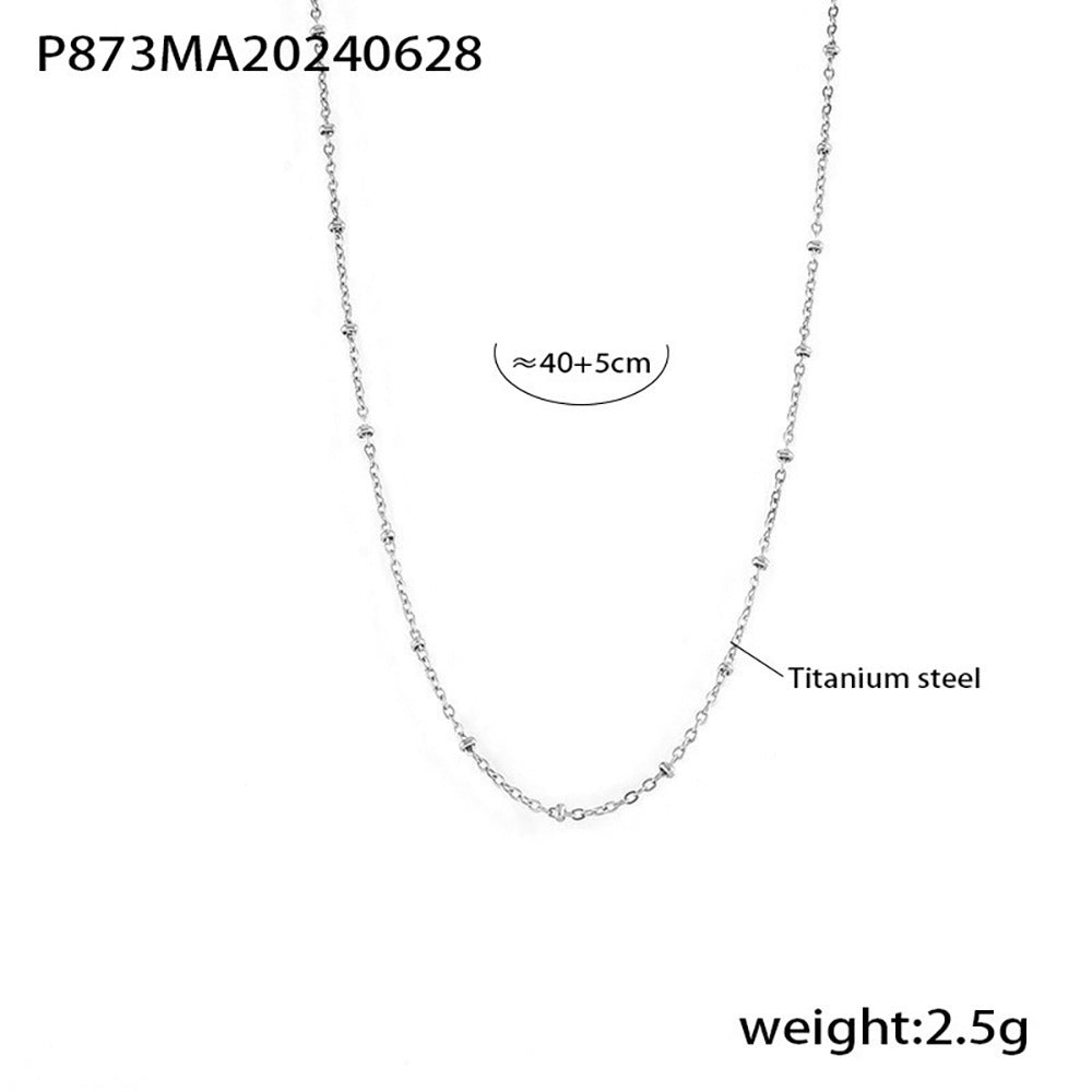 316L Stainless Steel Delicate Layered Evil Eye 5A Zircon Necklace & Bracelet - Image 2
