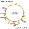 Gold / Blue Zircon DIY Necklace (42+5cm)