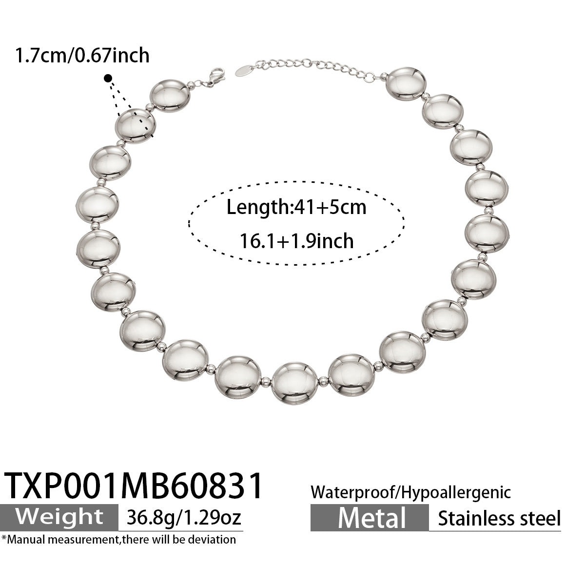 316L Stainless Steel 18K PVD Gold Droplet Bracelet made with 316L stainless steel and 18K PVD gold finish for wholesale jewelry buyers - image 11