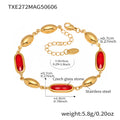 Gold / Red Opal