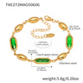 Gold / Green Opal