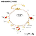 Christmas Pearl Bracelet