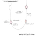 Steel / Pink Teardrop