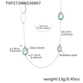 Steel / Blue Teardrop