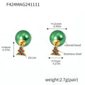 Gold / Green Zircon Christmas Tree
