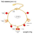 Garnet Christmas Multi-Element Bracelet