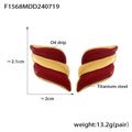 Gold (F1568-Gold-RedEnamel) / Red Enamel
