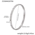 Geometric Cuff A (Z358) / Steel