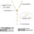Gold / Y-Necklace (41.5+5cm)