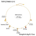 TXP527 Gold Necklace 40+5cm