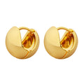 316L Stainless Steel Minimalist C-shaped Hoop Earrings