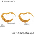 Layered Heart Hoops (Style B) / Gold