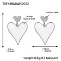 Heart Steel Earrings / One Size