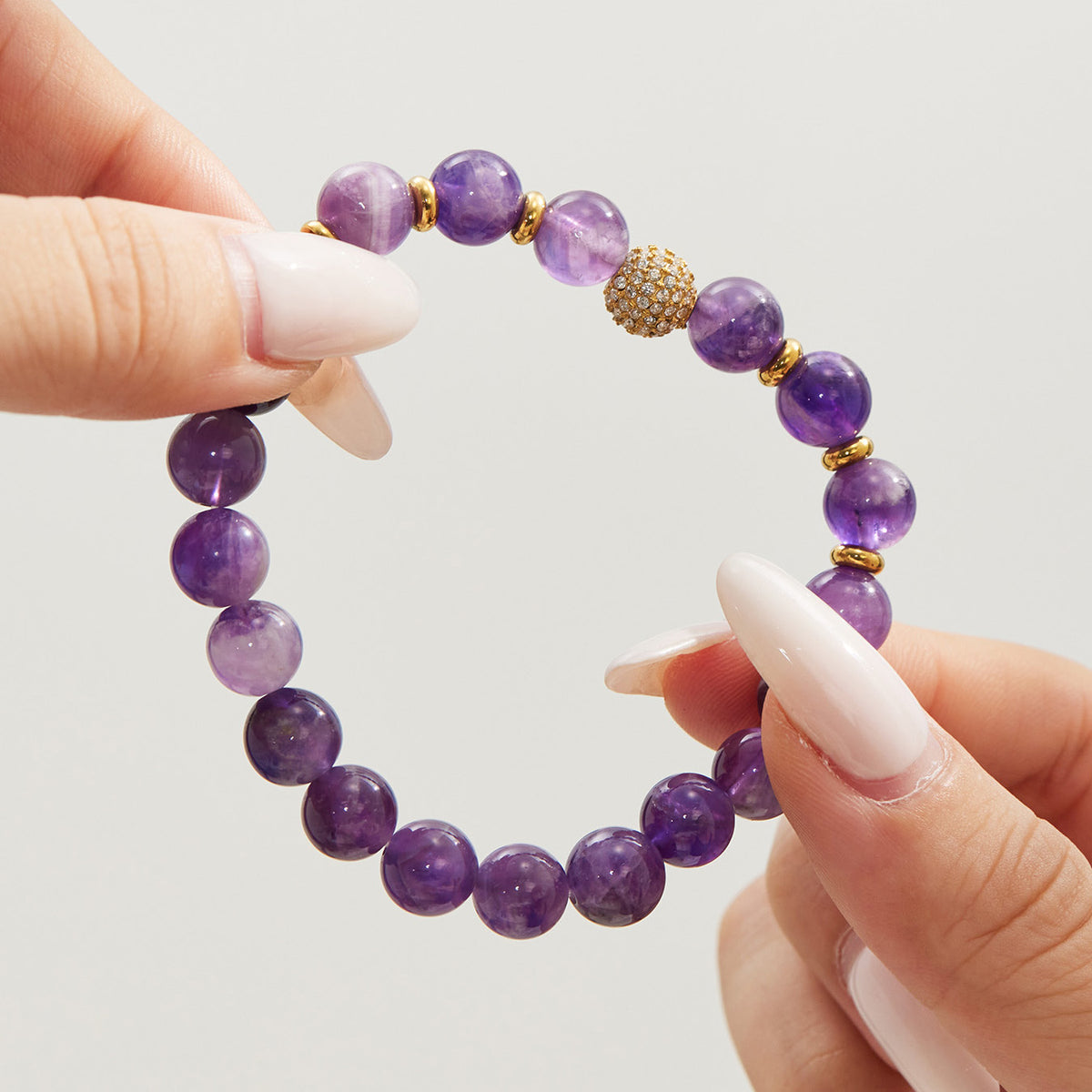 316L Stainless Steel 18K PVD Gold Natural Stone Beaded Bracelet made with 316L stainless steel and 18K PVD gold finish for wholesale jewelry buyers - image 33
