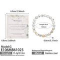 Style G Zircon & Natural Stone Stretch Bracelet / Bracelet